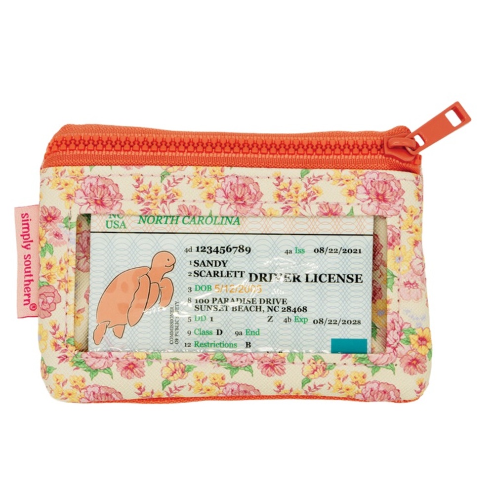 Simply Southern Light Bloom Keychain ID Wallet